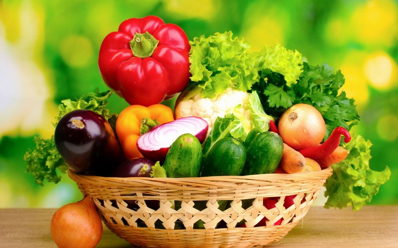 Các loại rau xanh, trái cây giúp cơ thể khỏe mạnh